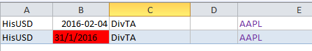 Example of bad date data