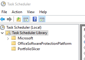 Create PortfolioSlicer folder